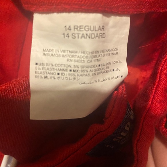Red Old Navy Pants Size 14 - Picture 3 of 3
